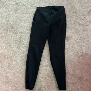 Zara work trousers ankle cut slim elastic waist band